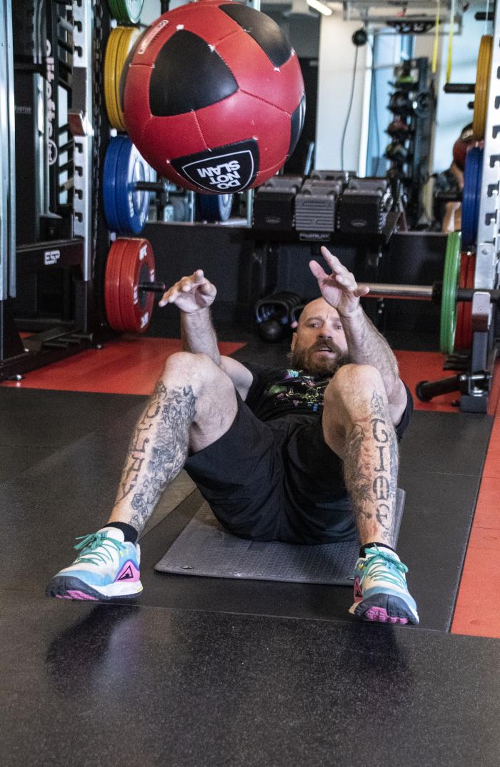 Donald "Cowboy" Cerrone training at the UFC Performance Institute for UFC Vegas 26