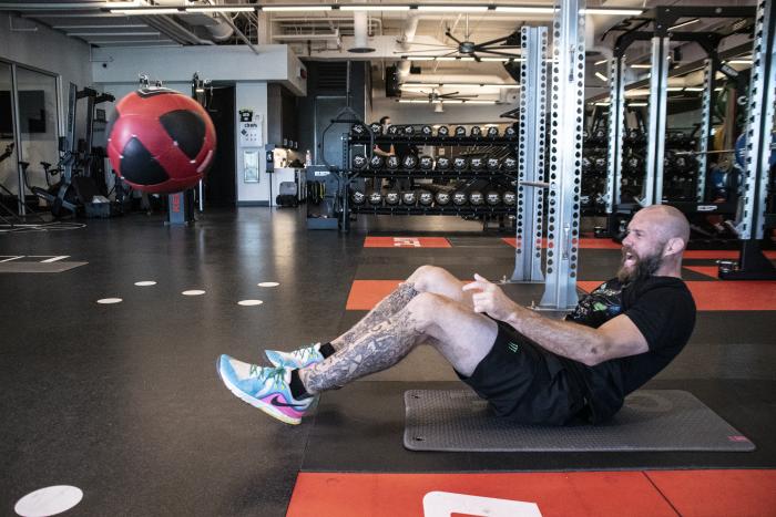 Donald "Cowboy" Cerrone training at the UFC Performance Institute for UFC Vegas 26