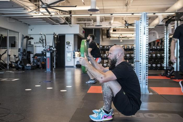 Donald "Cowboy" Cerrone training at the UFC Performance Institute for UFC Vegas 26