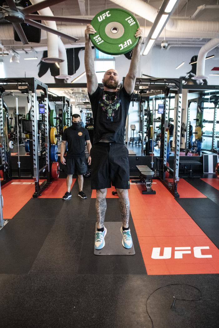 Donald "Cowboy" Cerrone training at the UFC Performance Institute for UFC Vegas 26