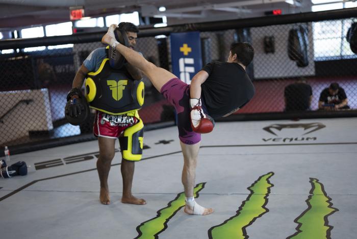 Brandon Moreno Sparring For UFC 263