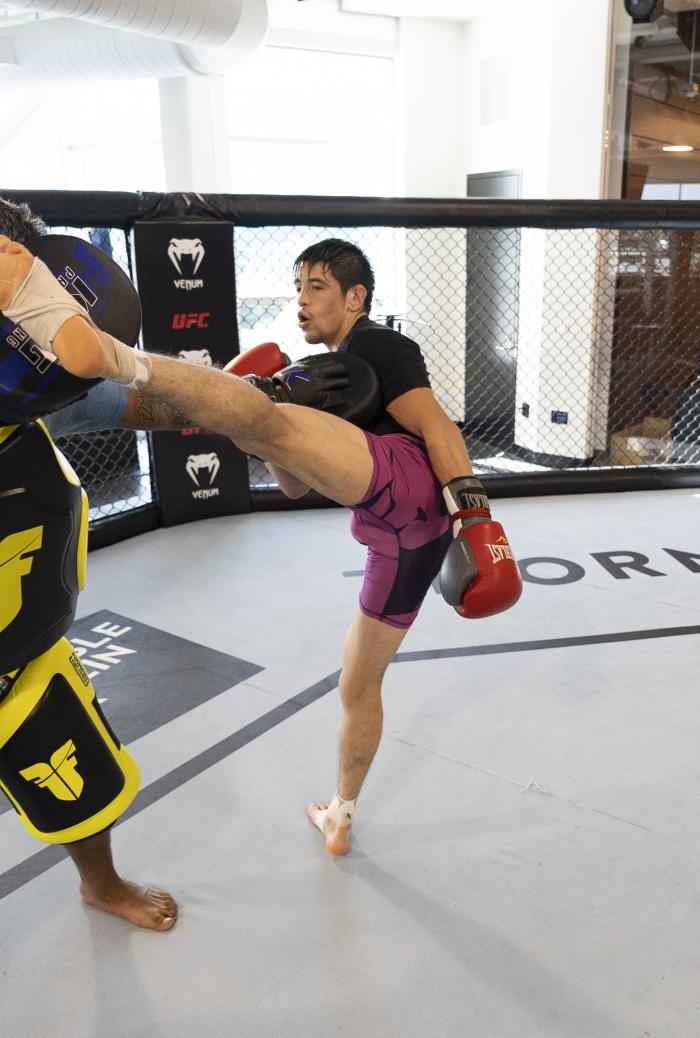 Brandon Moreno Sparring For UFC 263