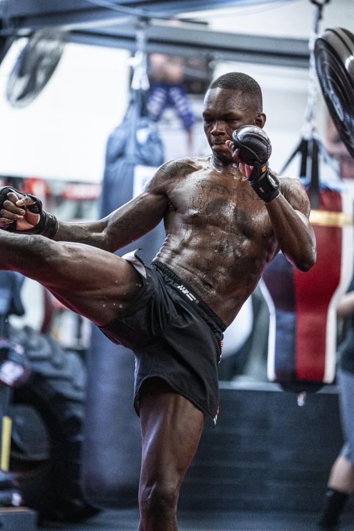 Israel Adesanya Training For UFC 263