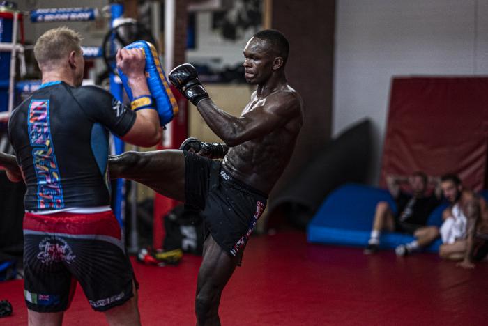 Israel Adesanya Training For UFC 263