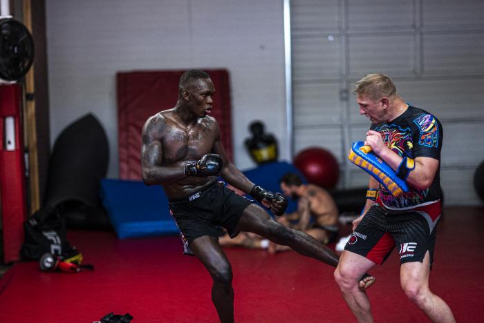 Israel Adesanya Training For UFC 263