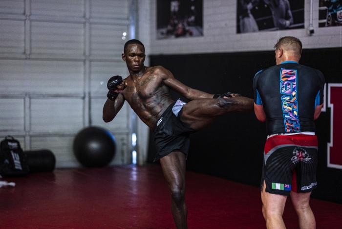 Israel Adesanya Training For UFC 263
