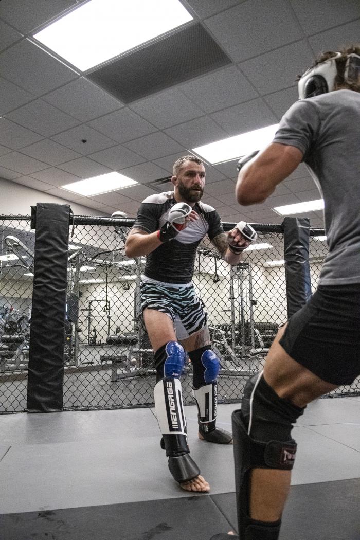 Michael Chiesa training for UFC 265