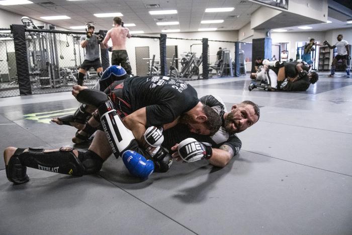 Michael Chiesa training for UFC 265