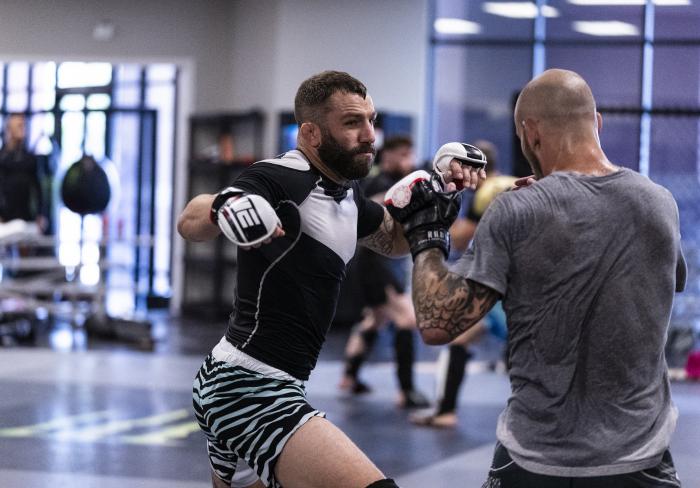 Michael Chiesa training for UFC 265