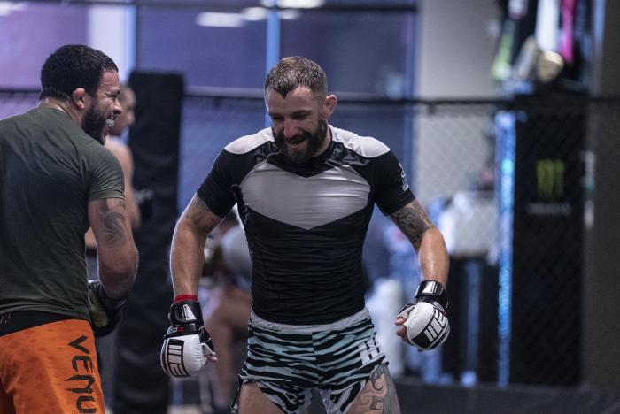 Michael Chiesa training for UFC 265