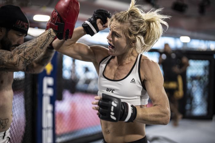 Manon Fiorot training for UFC 266