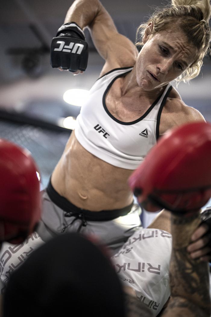 Manon Fiorot training for UFC 266