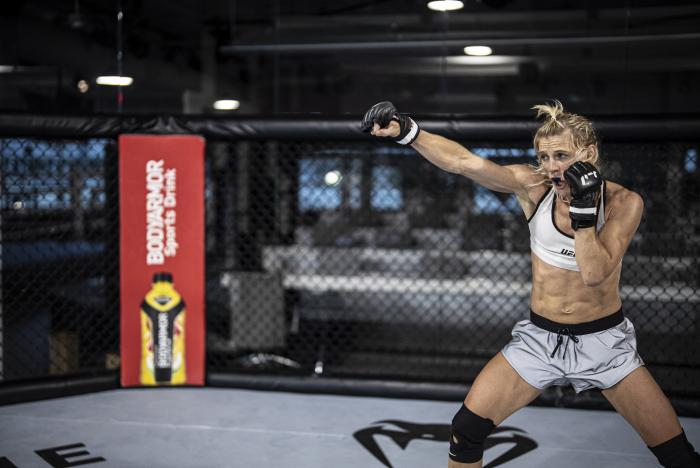 Manon Fiorot training for UFC 266