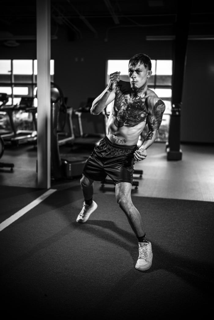 Christian Quinonez training for DWCS