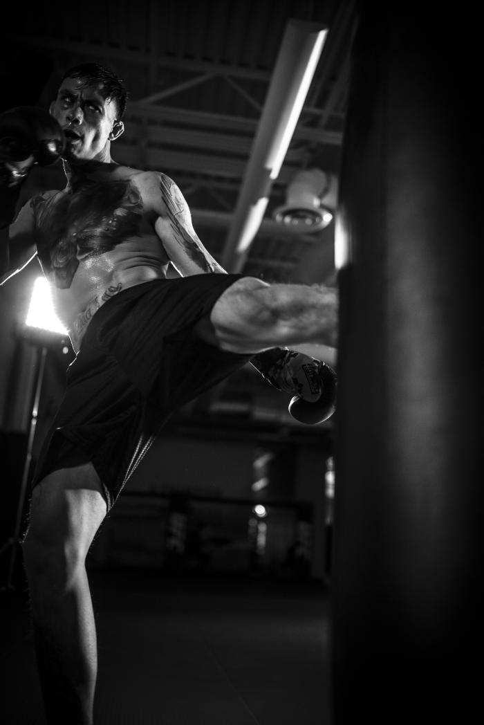 Christian Quinonez training for DWCS