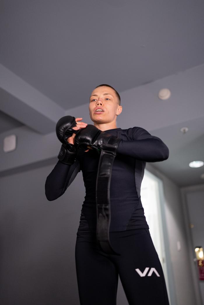 Rose Namajunas training for UFC 268