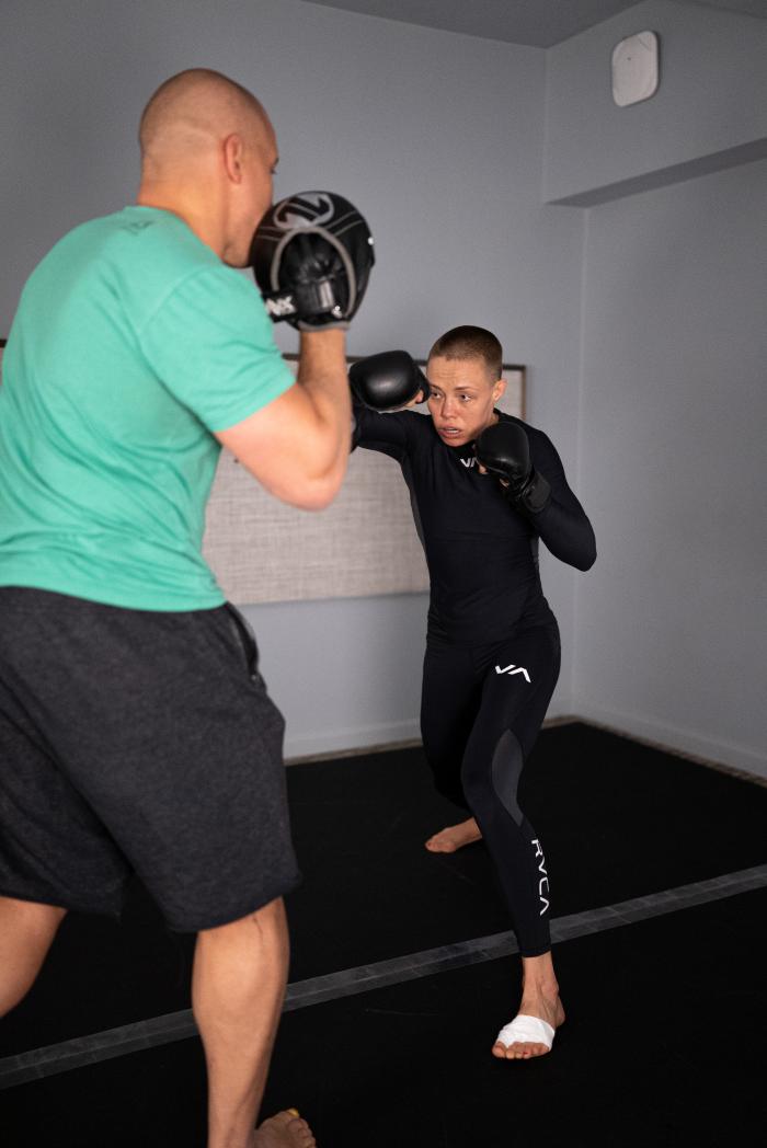 Rose Namajunas training for UFC 268