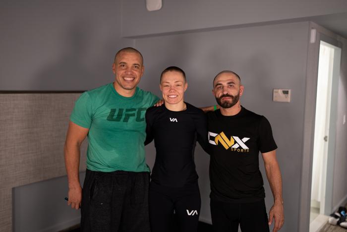 Rose Namajunas training for UFC 268