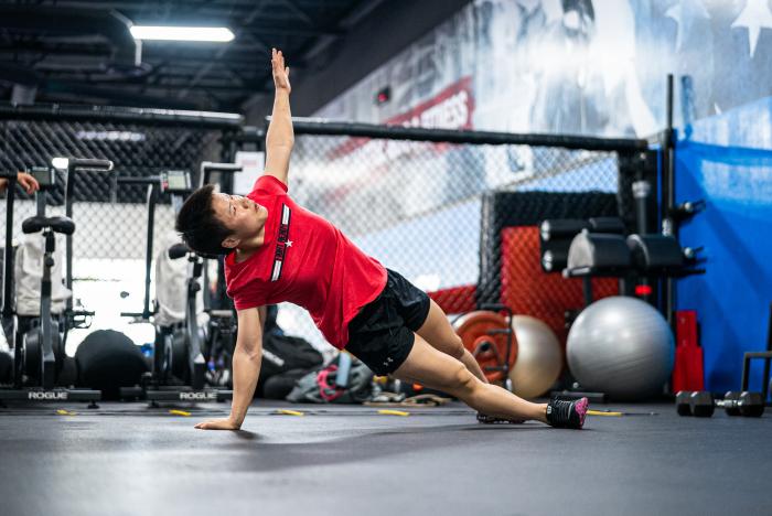 Zhang Weili training for UFC 268