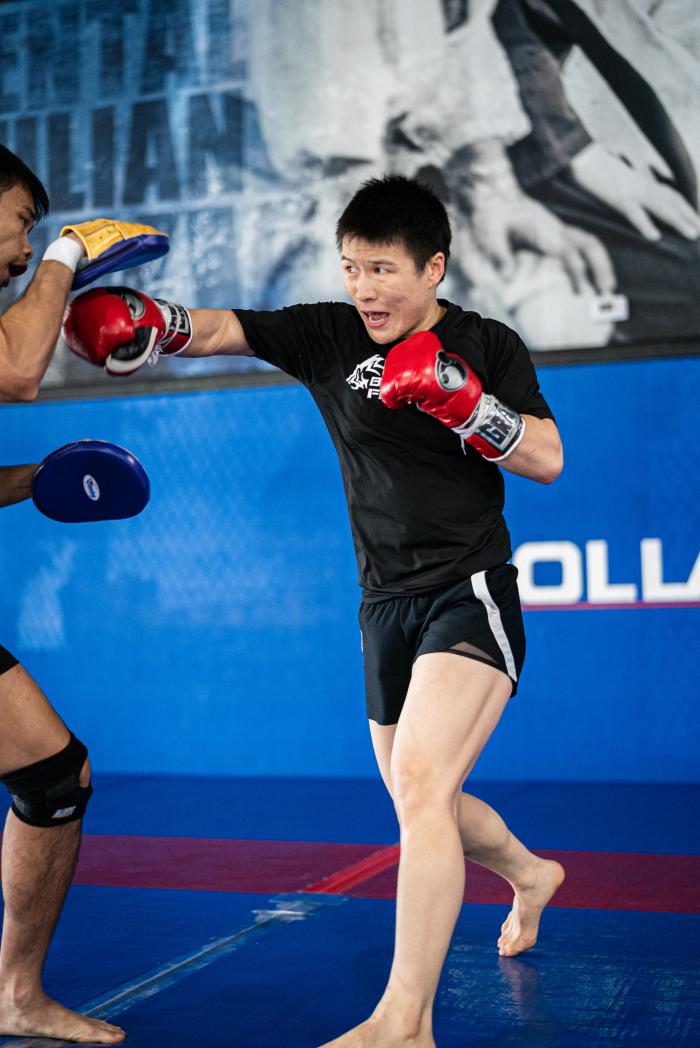 Zhang Weili training for UFC 268