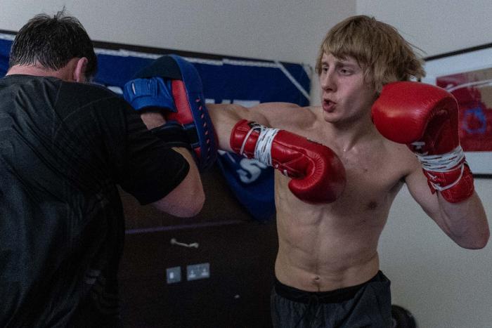 Paddy Pimblett and Molly McCann training for UFC London