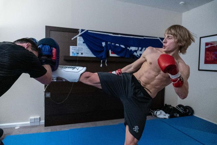 Paddy Pimblett and Molly McCann training for UFC London