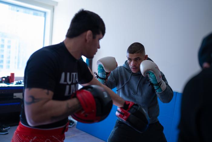 Kazula Vargas cutting weight for UFC London