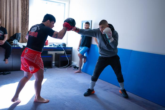 Kazula Vargas cutting weight for UFC London