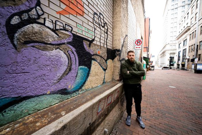 Street photos of UFC Columbus fighters