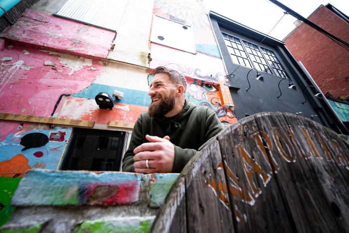 Street photos of UFC Columbus fighters