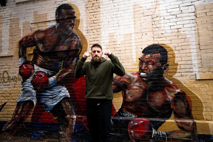 Street photos of UFC Columbus fighters