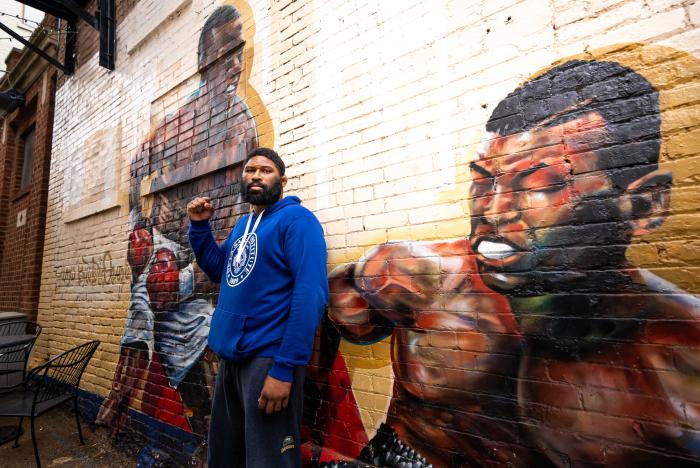 Street photos of UFC Columbus fighters