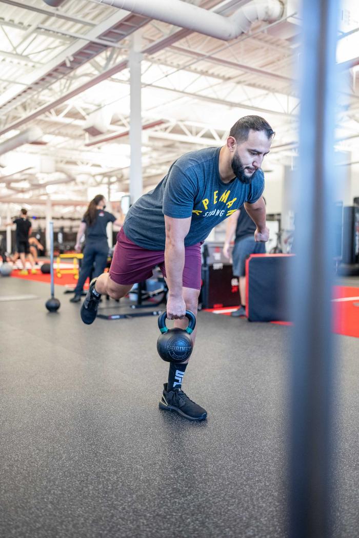 Dominick Reyes training at the UFC PI