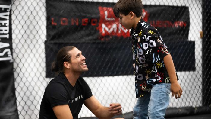 07/13/22 LONG ISLAND - Brian Ortega prepares for his featherweight main event bout against Yair Rodriguez at UFC Fight Night: Ortega vs Rodriguez on Saturday, July 16, 2022 in Long Island, New York. (Photo by Juan Cardenas/Zuffa LLC)