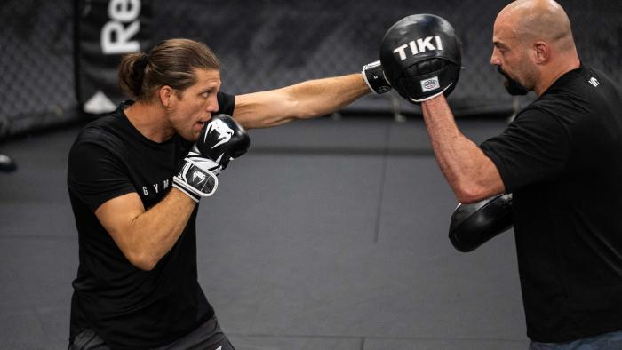 07/13/22 LONG ISLAND - Brian Ortega prepares for his featherweight main event bout against Yair Rodriguez at UFC Fight Night: Ortega vs Rodriguez on Saturday, July 16, 2022 in Long Island, New York. (Photo by Juan Cardenas/Zuffa LLC)