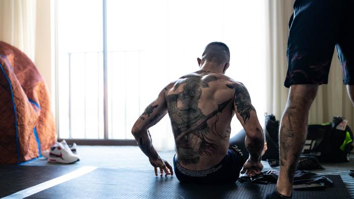 11/29/22 ORLANDO - Marcelo Rojo training for his bantamweight bout against Francis Marshall at UFC Orlando. (Photo by Juan Cardenas/Zuffa LLC)