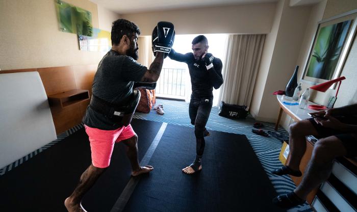 11/29/22 ORLANDO - Marcelo Rojo training for his bantamweight bout against Francis Marshall at UFC Orlando. (Photo by Juan Cardenas/Zuffa LLC)