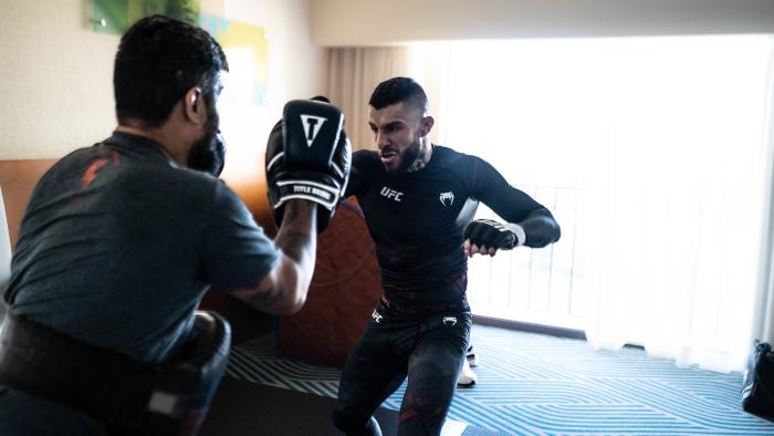 11/29/22 ORLANDO - Marcelo Rojo training for his bantamweight bout against Francis Marshall at UFC Orlando. (Photo by Juan Cardenas/Zuffa LLC)