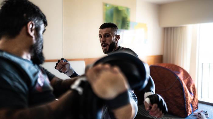 11/29/22 ORLANDO - Marcelo Rojo training for his bantamweight bout against Francis Marshall at UFC Orlando. (Photo by Juan Cardenas/Zuffa LLC)