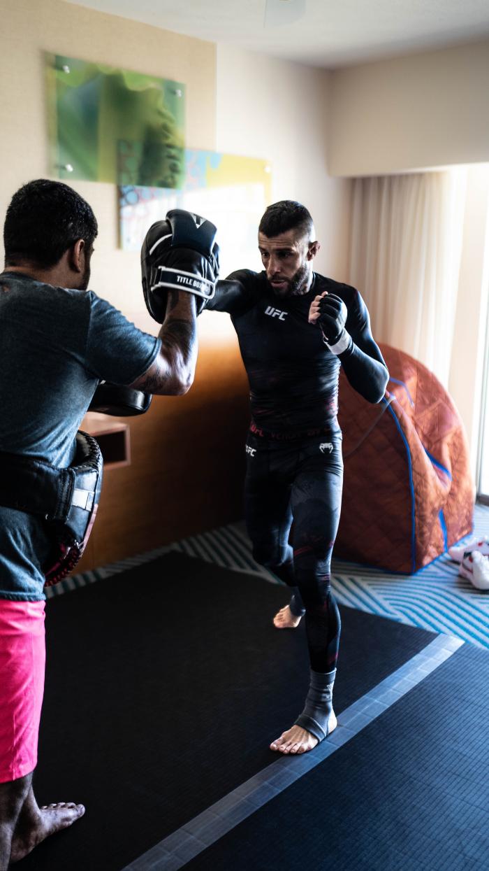 11/29/22 ORLANDO - Marcelo Rojo training for his bantamweight bout against Francis Marshall at UFC Orlando. (Photo by Juan Cardenas/Zuffa LLC)