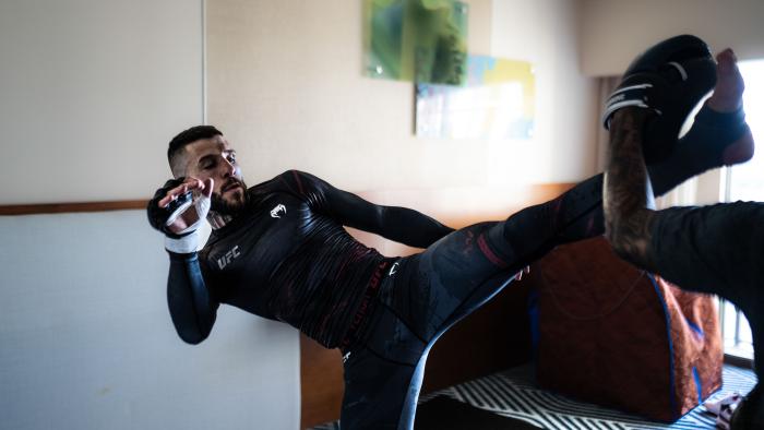 11/29/22 ORLANDO - Marcelo Rojo training for his bantamweight bout against Francis Marshall at UFC Orlando. (Photo by Juan Cardenas/Zuffa LLC)