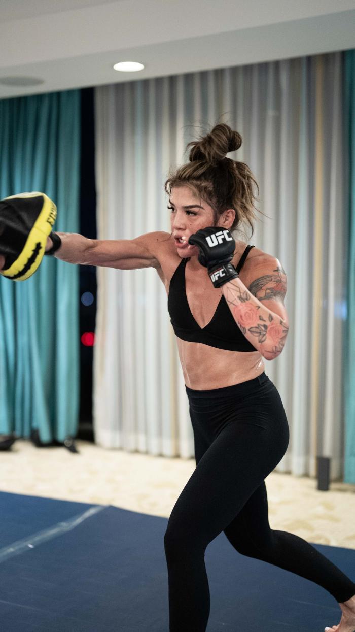 11/30/22 ORLANDO - Tracy Cortez training for her flyweight bout against Amanda Ribas at UFC Orlando. (Photo by Juan Cardenas/Zuffa LLC)
