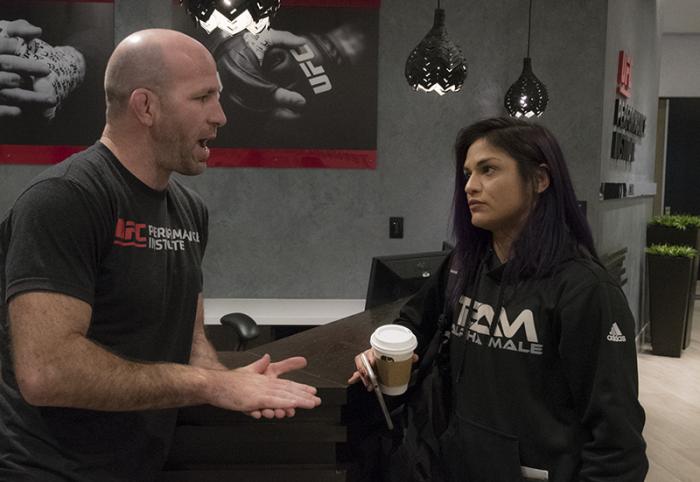 Las Vegas 12/27/17 - Cynthia Calvillo UFC 219 fight week day. Photo credit Juan Cardenas)