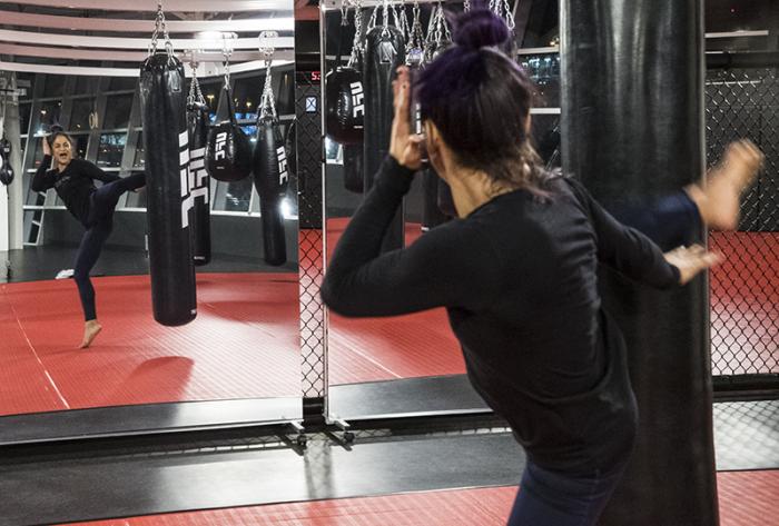 Las Vegas 12/27/17 - Cynthia Calvillo UFC 219 fight week day. (Photo credit Juan Cardenas)