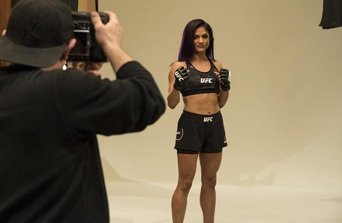 Las Vegas 12/27/17 - Cynthia Calvillo UFC 219 fight week day. Photo credit Juan Cardenas)