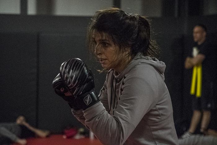 Las Vegas 2/28/18 - Mackenzie Dern workout at the UFC Performance Institute in preparation for UFC 222 (Photo credit: Juan Cardenas)