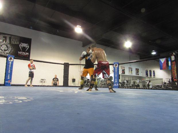 Brasileiro abriu seu local de treino em Las Vegas para o UFC Brasil