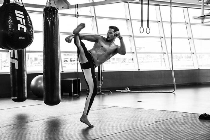 Las Vegas 5/1/18 - El peleador mexicano Martin Bravo y ganador de TUF Latinoamérica entrena en el UFC Performance Institute de las Vegas preparándose para su siguiente pelea en TUF Finale el 6 de Julio. (Crédito: Juan Cardenas)