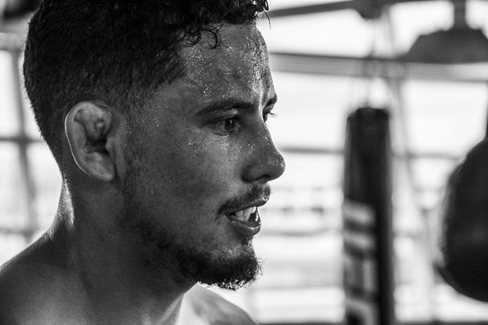 Las Vegas 5/1/18 - El peleador mexicano Martin Bravo y ganador de TUF Latinoamérica entrena en el UFC Performance Institute de las Vegas preparándose para su siguiente pelea en TUF Finale el 6 de Julio. (Crédito: Juan Cardenas)