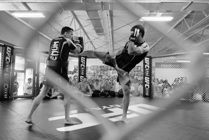 Lyoto Machida during the UFC Fight Night Hollywood open workouts at the UFC Gym South Ft. Lauderdale.